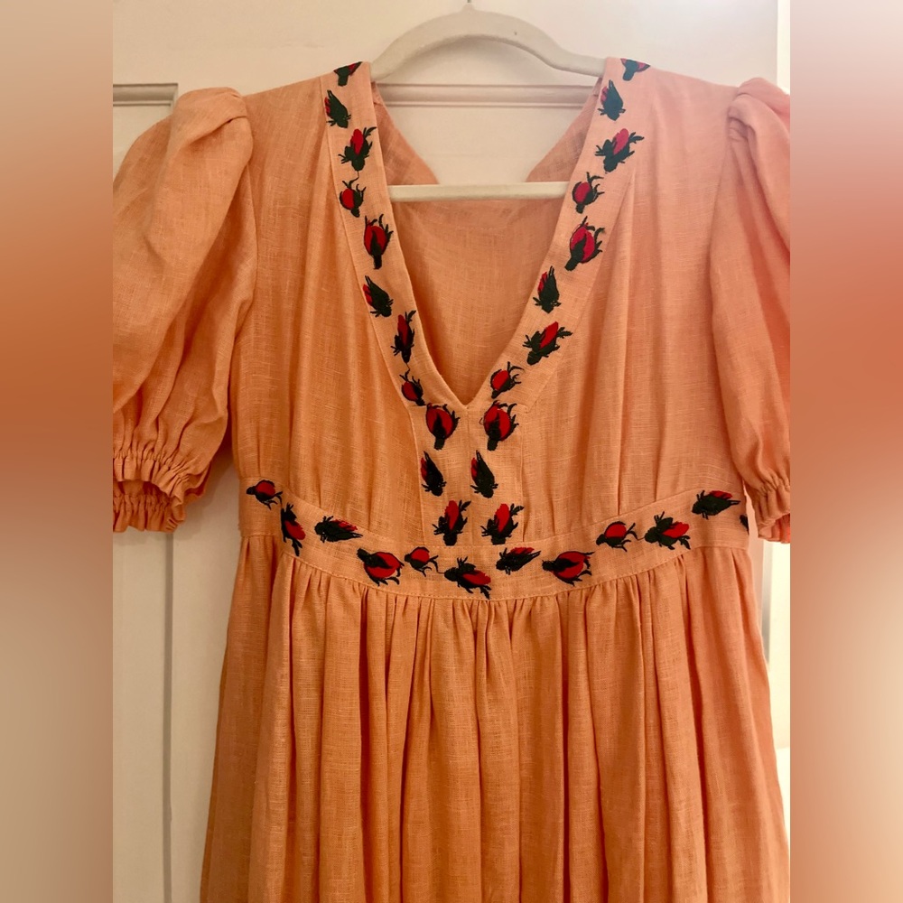 Fanm Mon Aktur Maxi Linen Dress - Size S - Picture 4 of 5